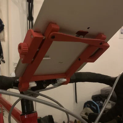 Giá đỡ tablet iPad siêu chắc cho xe đạp tập/trainer (ngang/dọc) #NoSupportNeeded
