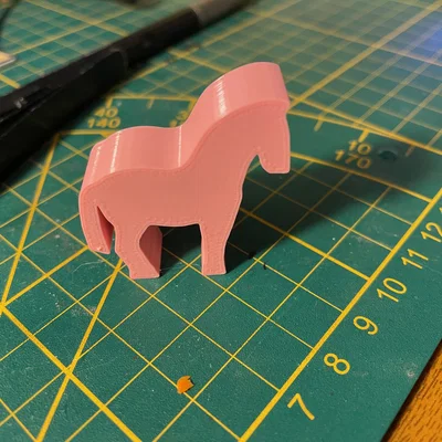 Mô hình chú ngựa Horse Meeple in 3D cho Board Game