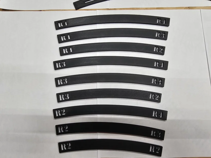 Gabarit ray cong Peco H0 (HO) – R2/R3/R4 - Image 2