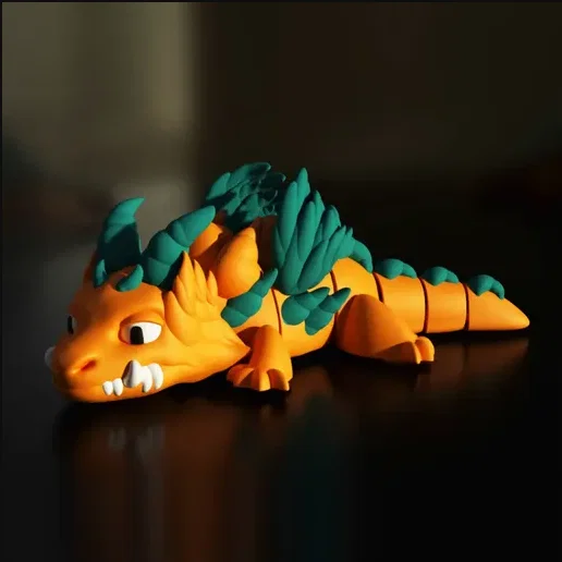 Mô hình rồng khớp nối Sky Ember - Rồng in 3D độc đáo - Image 1