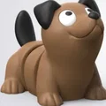Mô hình chú chó cử động linh hoạt (Flexible Dog - Articulating) - Thumbnail 1