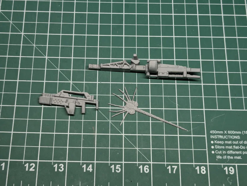 Bộ phụ kiện vũ khí Aliens cho Dummy 13 - Mô hình 3D ấn tượng - Image 2