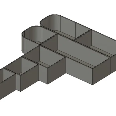 Khay chia ngăn ngăn kéo - Iris drawer organizer - parametric