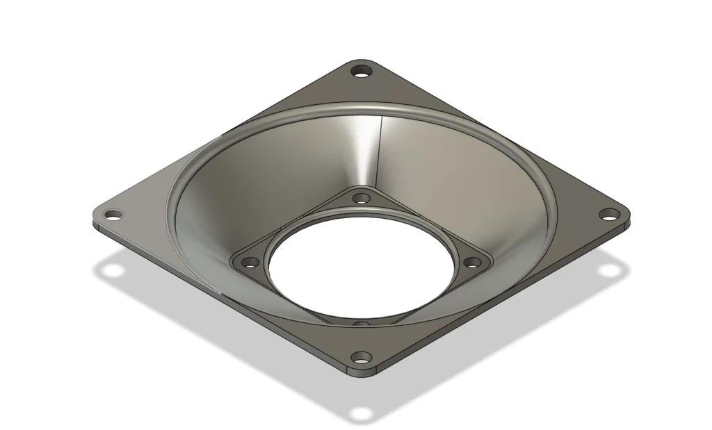 Bộ chuyển đổi quạt tản nhiệt 40mm sang 80mm cho máy tính - Image 1