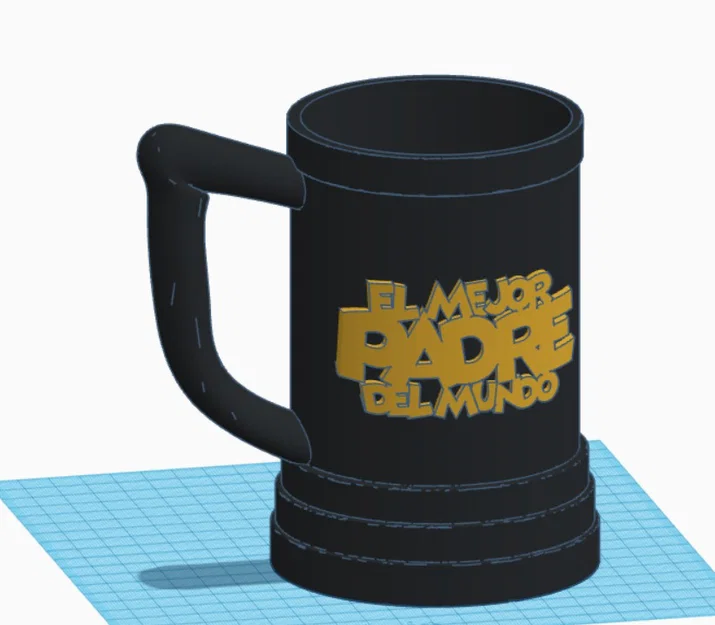 Mẫu ly bia 500ml làm quà tặng ngày của Cha - In 3D độc đáo - Image 1