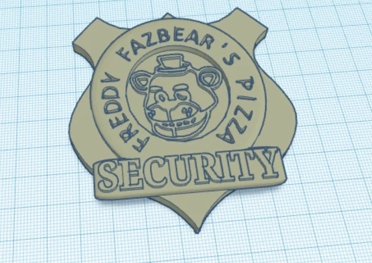 Badge FNAF có lỗ để gắn pin - Image 2