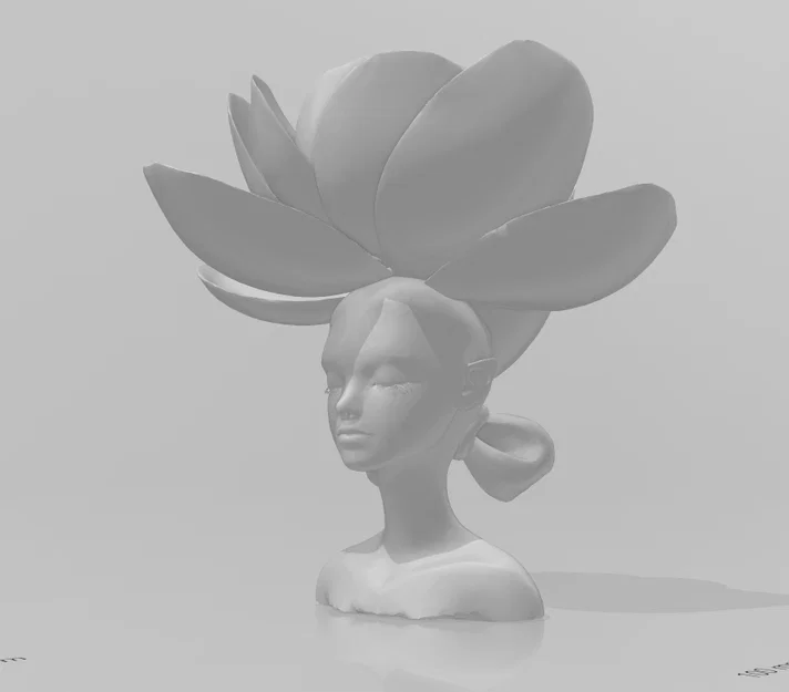 Mô hình 3D Fairy Flower - Tượng nàng tiên hoa xinh đẹp - Image 2