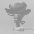 Mô hình 3D Fairy Flower - Tượng nàng tiên hoa xinh đẹp - Thumbnail 2