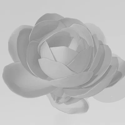 Mô hình 3D Fairy Flower - Tượng nàng tiên hoa xinh đẹp