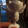Mô hình 3D Fairy Flower - Tượng nàng tiên hoa xinh đẹp - Thumbnail 5