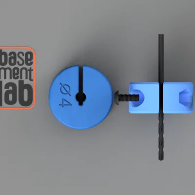 Cữ chặn mũi khoan (Depth Stop) Ø4mm ren M3