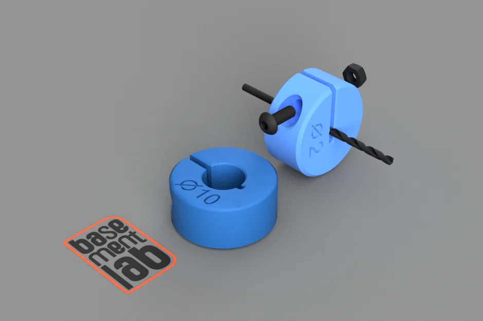 Chặn mũi khoan (Depth Stop) Ø10mm ren M3 – Limitatore di profondità - Image 1