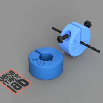Chặn mũi khoan (Depth Stop) Ø10mm ren M3 – Limitatore di profondità