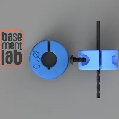 Chặn mũi khoan (Depth Stop) Ø10mm ren M3 – Limitatore di profondità