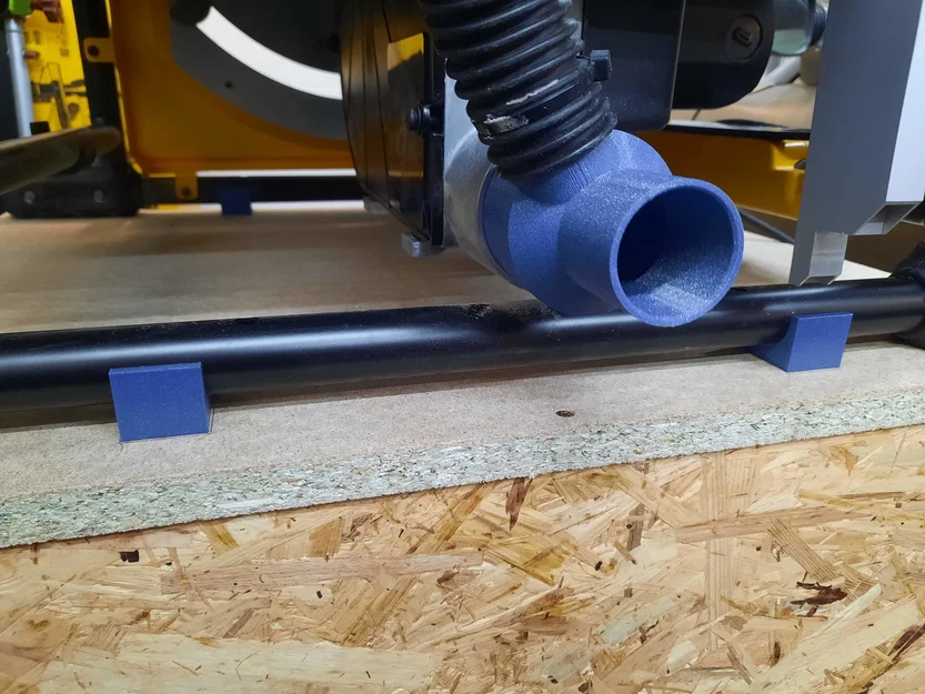 Bộ chuyển đổi máy hút bụi và dao tách phôi cho DeWalt DWE 7492 - Image 1