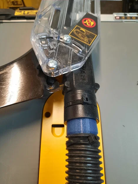 Bộ chuyển đổi máy hút bụi và dao tách phôi cho DeWalt DWE 7492 - Image 2