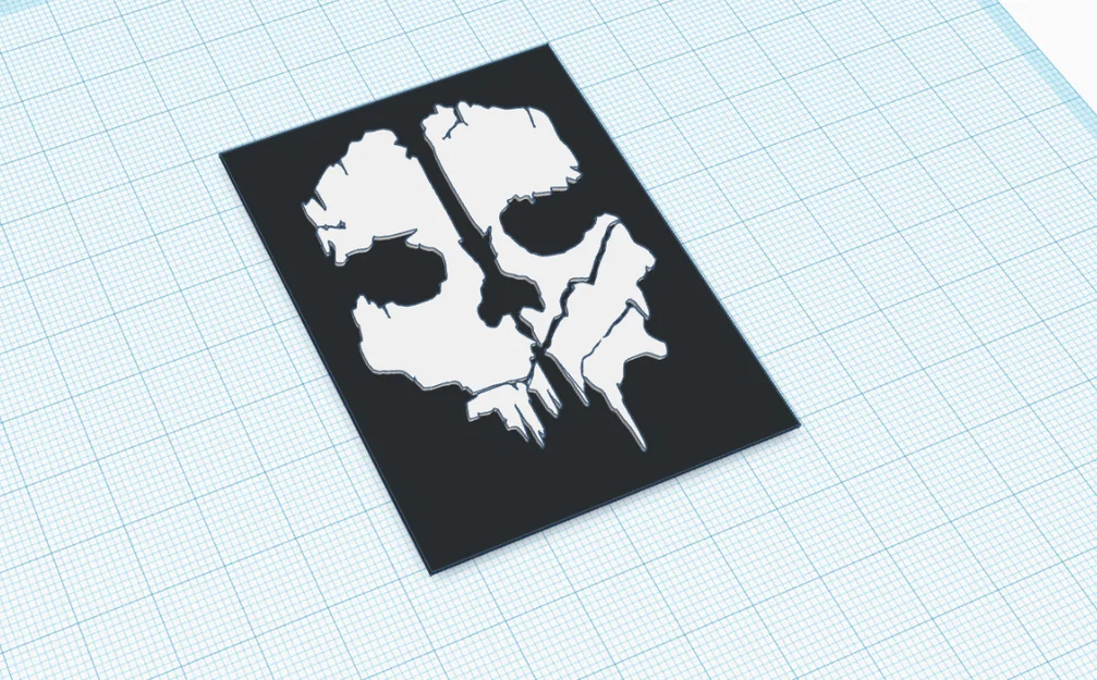 Miếng dán emblem Call of Duty Ghost - Image 2