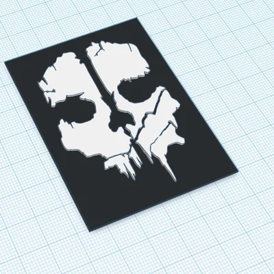 Miếng dán emblem Call of Duty Ghost