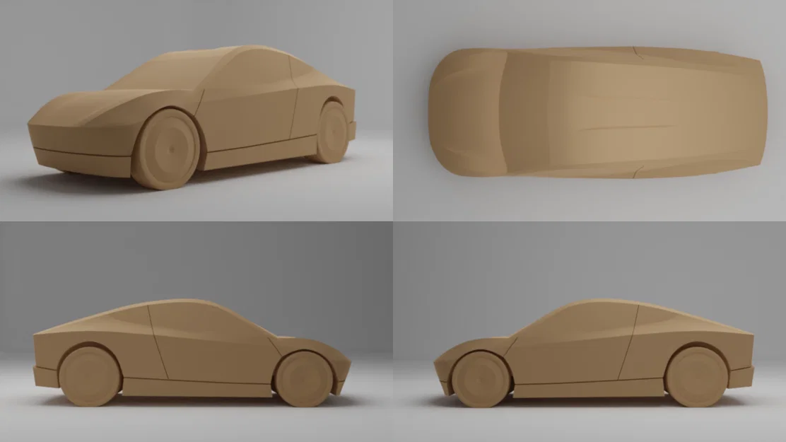 Mô hình 3D Tesla Cybercab (Robotaxi 2024) - Thiết kế tinh xảo - Image 1