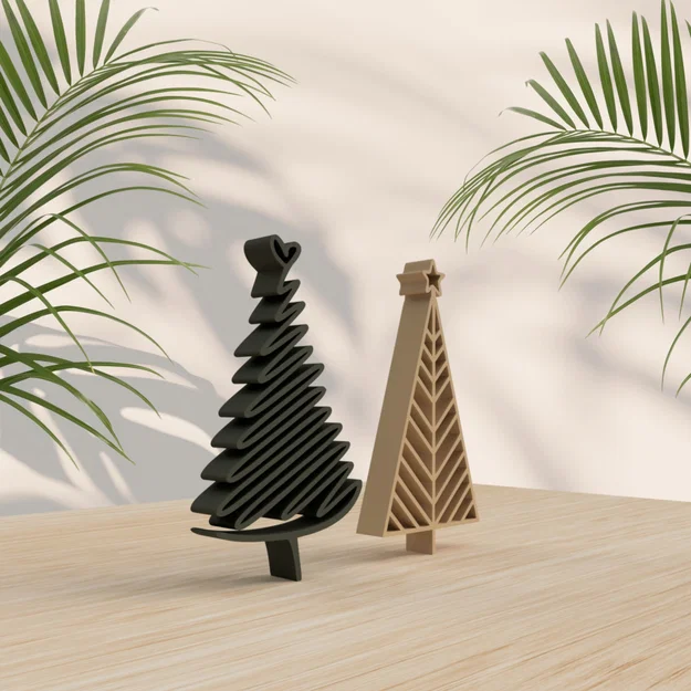 Mẫu cây thông Noel 3D trang trí để bàn cực xinh xắn - Image 2