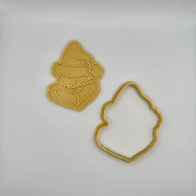 Khuôn cắt và tạo hình bánh quy Grinch độc đáo cho Giáng sinh