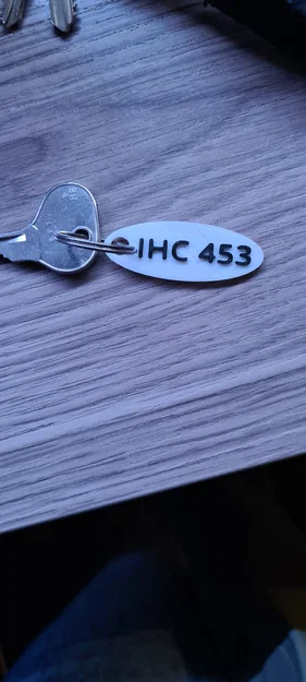 Móc khóa đánh dấu thông tin tùy chỉnh (Schlüsselanhänger IHC) - Image 1