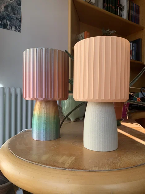 Đèn Lamp PLA hoạ tiết mỏng (Vase Mode) để bàn/phòng ngủ - Image 1