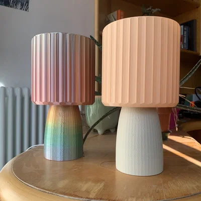 Đèn Lamp PLA hoạ tiết mỏng (Vase Mode) để bàn/phòng ngủ