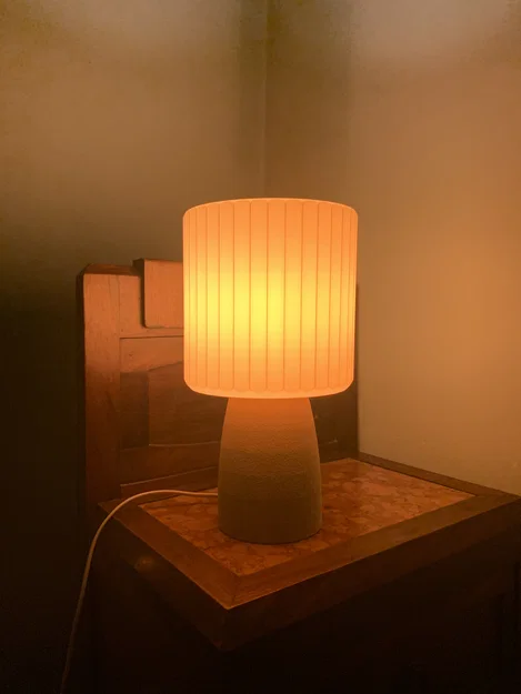 Đèn Lamp PLA hoạ tiết mỏng (Vase Mode) để bàn/phòng ngủ - Image 2