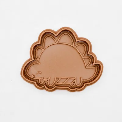 Bộ khuôn cắt bánh quy hình khủng long 3D đáng yêu cho gia đình