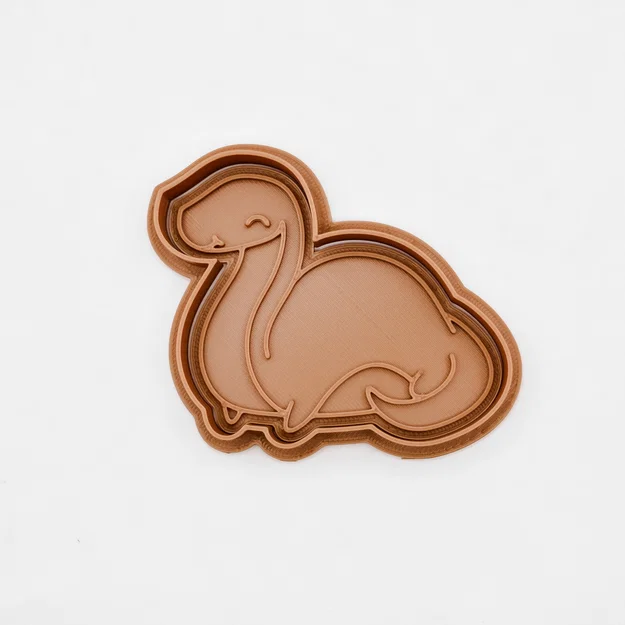 Bộ khuôn cắt bánh quy hình khủng long 3D đáng yêu cho gia đình - Image 5