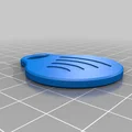 Vỏ bọc thẻ NFC 30mm - Thiết kế in 3D nhỏ gọn cho móc khóa - Thumbnail 1