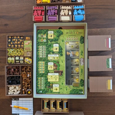 Khay Organizer cho Agricola (Revised) & expansion Farmers of the Moor (One-box)