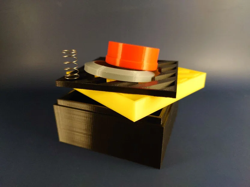 Nút Đỏ Nguy Hiểm (Hộp) – Red Danger Button (Box) - Image 3