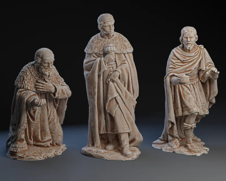 Bộ Nativity: Ba Đạo Sĩ/Three Wise Men (Magi) - Image 1