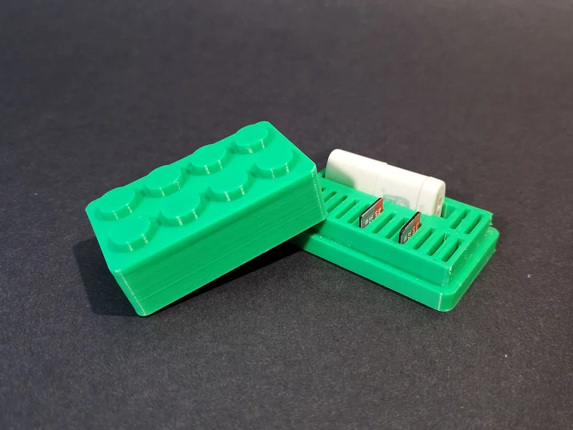 Hộp đựng thẻ Micro SD phong cách Lego - Giải pháp lưu trữ sáng tạo - Image 1