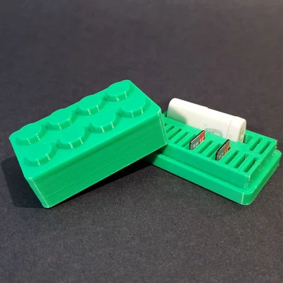 Hộp đựng thẻ Micro SD phong cách Lego - Giải pháp lưu trữ sáng tạo