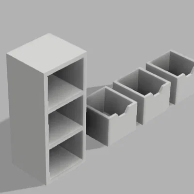 Kệ tủ mini đa năng in 3D - Giải pháp sắp xếp đồ dùng thông minh