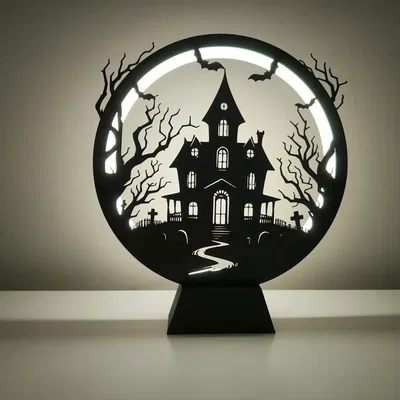 Đèn Ring Lamp II thiết kế chủ đề Halloween trang trí độc đáo