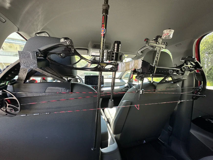 Giá treo cung tên 3D gắn tựa đầu xe hơi cực kỳ chắc chắn - Image 1