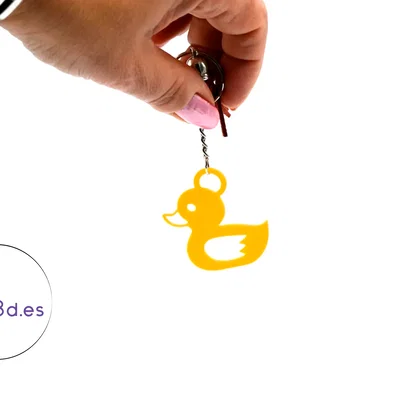 Móc Khóa Vịt (Duck Keychain) In 3D