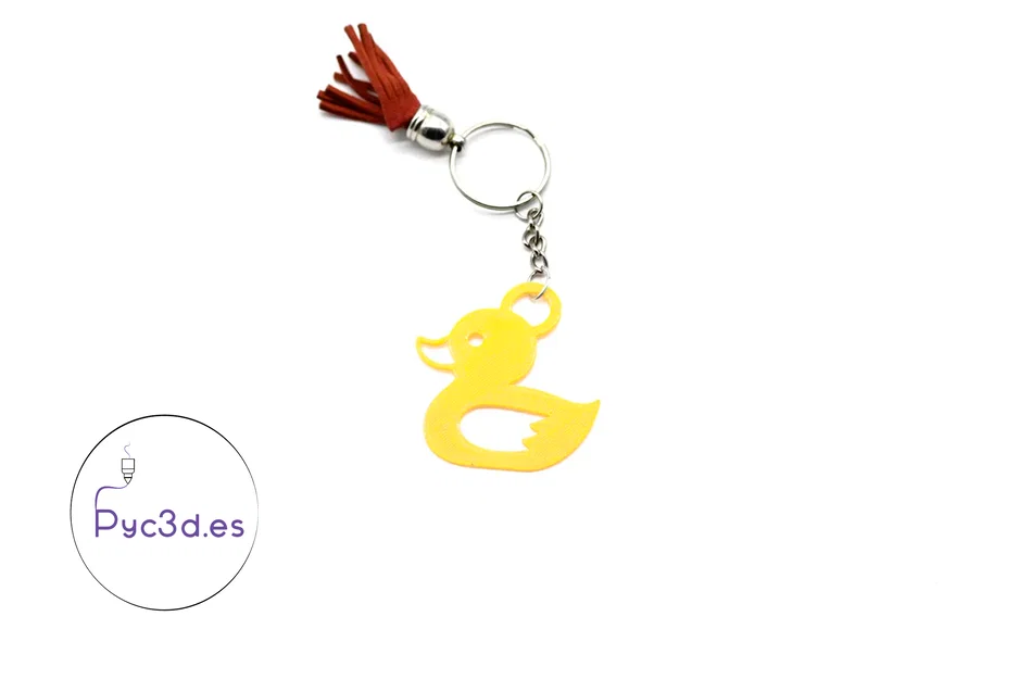 Móc Khóa Vịt (Duck Keychain) In 3D - Image 3