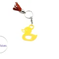 Móc Khóa Vịt (Duck Keychain) In 3D - Thumbnail 3