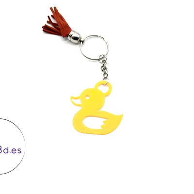 Móc Khóa Vịt (Duck Keychain) In 3D