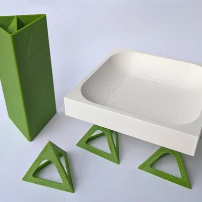 Painter's pyramid kèm holder