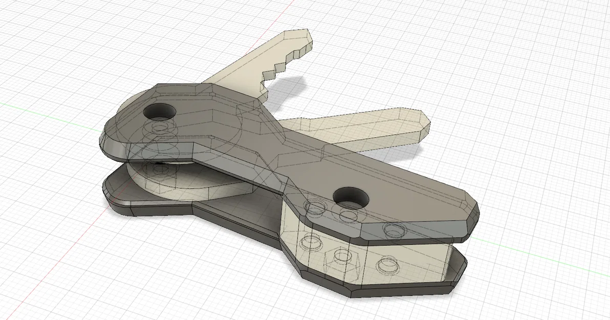 Bộ Sắp Xếp Chìa Khóa Dùng Một Tay (Single-Hand Key Organizer) - Image 4