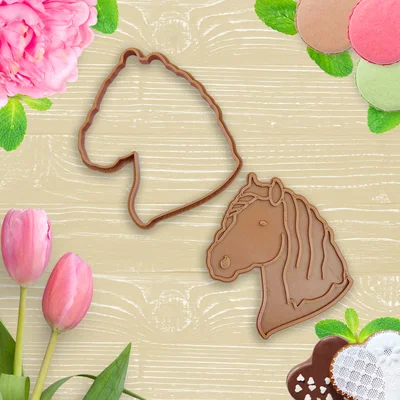 Khuôn cắt và dập bánh quy hình đầu ngựa độc đáo