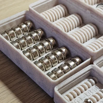 Bộ khay Gridfinity đựng pin cell đầy đủ (Complete Gridfinity Cell Battery holders)