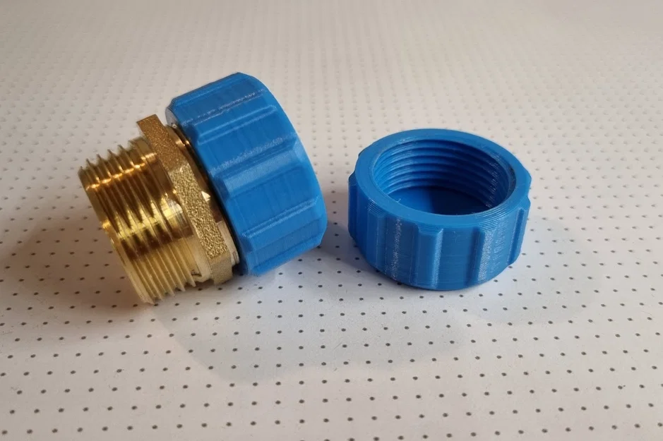 Nắp bịt ren 3/4 inch (3/4" blind cap) in 3D tiện dụng - Image 1