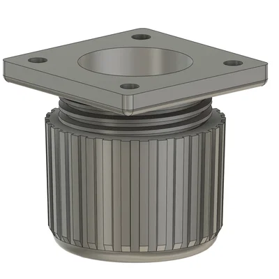 Chân tăng chỉnh có bích (flange) 50x50